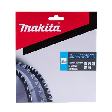 B-32823 Makita TCT Makblade for Stationary Saws MSF19060E 190mm x 20mm 60T
