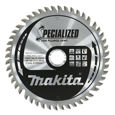 B-33015 Makita SPECIALIZED TCT SAW BLADE CSP16548E 2.20 165x20mm 48T