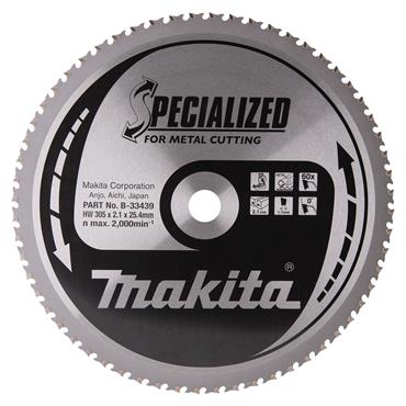 B-33439 Makita SPECIALIZED TCT SAW BLADE MCS30560F 2.10 305x25.4mm 60T