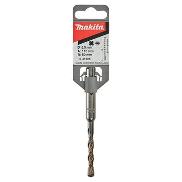 B-47385 Makita Performance SDS-Plus 4 Star Drill Bit 6.5mm x 110mm 1 pcs