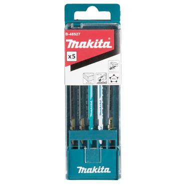 B-48527 Makita Wood and Metal Jigsaw Blades 5 pcs