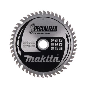 B-56708 Makita Specialised Plunge Cut TCT Saw Blade 165mm x 20mm 48T