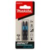 B-63731 Makita Impact Black Torsion Bit PH3 1/4 Hex Shank 50 mm 2 pcs