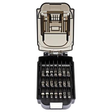 B-68323 Makita Screw Bit Set in Battery Shape Case 21 pcs