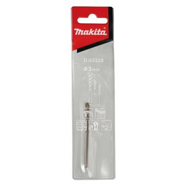 D-05228 Makita Standard Masonary TCT Drill Bit 3mm x 60mm 1 pcs