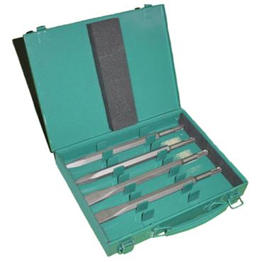 D-08757 Makita SDS-PLUS Chisel Set Bull Point /2 x Cold Chisel 250mm 4 pcs