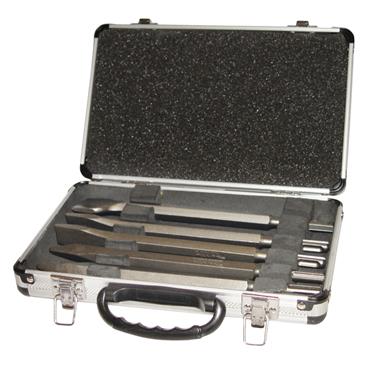 D-16368 Makita SDS-PLUS Chisel Set Bull Point /2 x Cold Chisel /Scaling Chisel 250mm 5 pcs