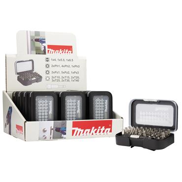 D-30667-12-Makita Screwdriver Bit Set 31pcs CDU 12pcs