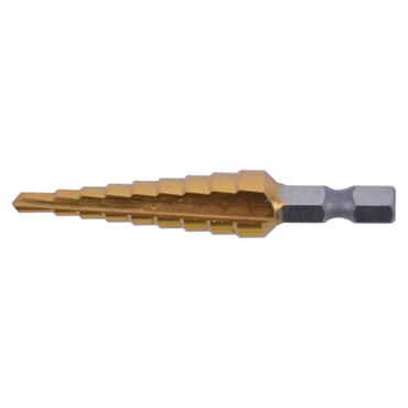 D-40113 Makita Step Drill Bit Straight Flute TiN 4-12mm 1 pcs