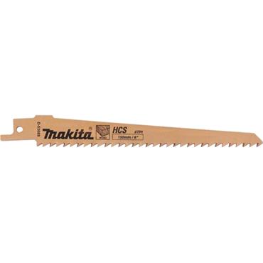 D-53089 Makita Recipro -Wood Jigsaw Blade HCS 150mm 6 TPI 2 pcs