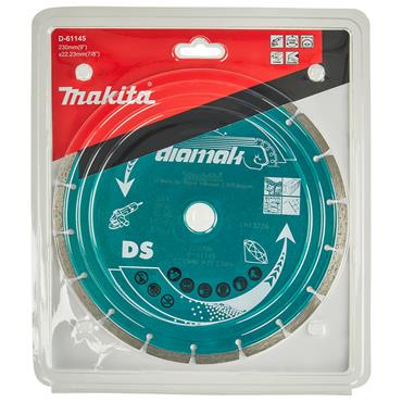 D-61145 Makita Diamond Wheel Diamak 230mm x 22.23mm 1 pc