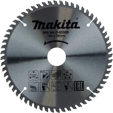 D-65589 Makita TCT Multi Purpose Saw Blade 185mm x 30mm 60T