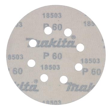 D-65822 Makita Velcro White Abrasive Disc for Paint 125mm 60G 10 Pack