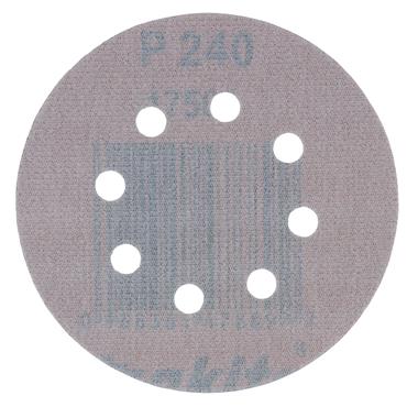 D-65888 Makita Velcro White Abrasive Disc for Paint 125mm 240G 10 Pack