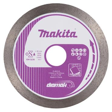 D-80210 Makita  Diamond Wheel Continuous Rim 115MM
