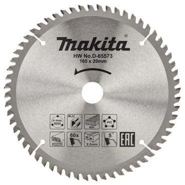 D-81206 Makita  Tct Saw Blade 165X20MM 60T Mp