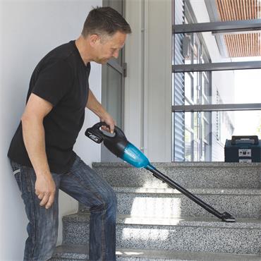 DCL180ZB Makita Vacuum Cleaner (Blue and Black) - Trigger Switch (Capsule Type)