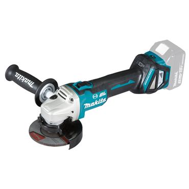 DGA463Z Makita Brushless Angle Grinder 115mm Slide Switch