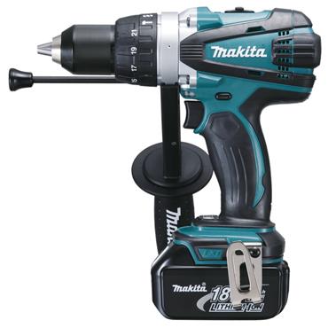 DHP458RTJ Makita 18V LXT COMBI DRILL KIT