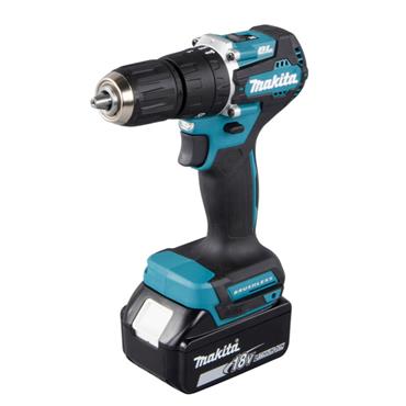 DHP487RTX4 Makita  18v LXT Cordless Brushless Combi Drill Kit with 1 x 5.0ah Batteries