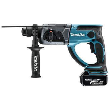DHR202RTJ-Makita 18V LXT Rotary Hammer SDS+ 20MM in MAKPAC Case with 2 X 5.0Ah Batteries