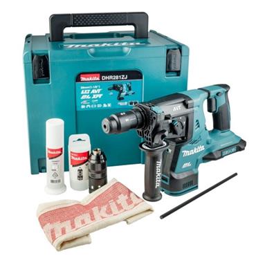 DHR281ZJ Makita Twin 18V Brushless Rotary Hammer 28mm with AVT (Quick change chuck) - in Makpac case