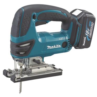 DJV180RTJ Makita Jigsaw with 2x 5.0Ah batts and DC18RC charger in a Makpac case
