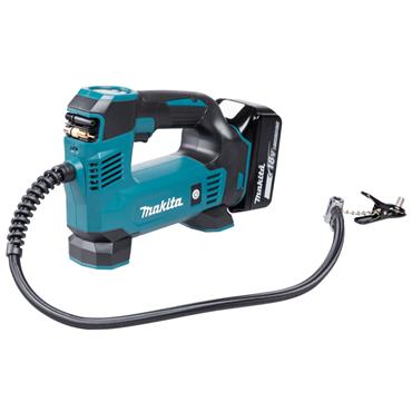 DMP180RT1J Makita 18v LXT Cordless Inflator with 1 x 5.0Ah and DC18RC Charger in Makpac Case