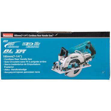 DRS780Z Makita Twin 18V Brushless 185mm Circular Saw - Rear Handle