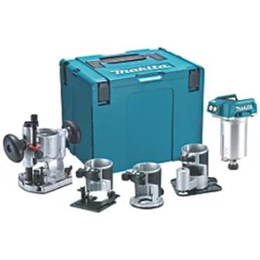 DRT50ZJX3 Makita Router/Trimmer with Trimmer, Plunge, Tilt & Offset Bases in Makpac Case