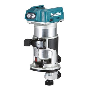 DRT50ZX4 Makita Router/Trimmer with Trimmer base, straight guide and trimmer guide in Carton box