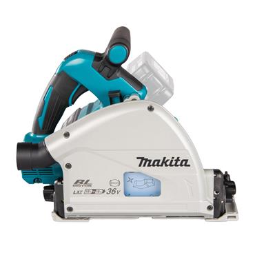 DSP600ZJ Makita Twin 18V Brushless 165mm Plunge Saw in Makpac case