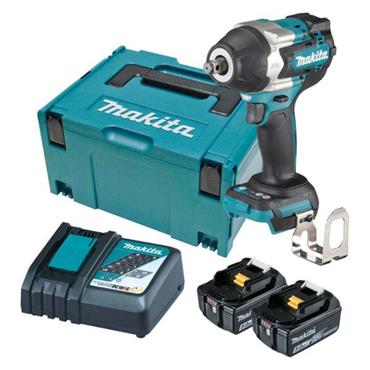 DTW700RT Makita Brushless Impact Wrench 700Nm (inc 1x 5ah battery and charger)
