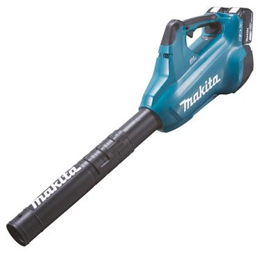 DUB362PG2 Makita Twin 18V Brushless Blower with 2x 6.0Ah batteries and DC18RD Twin Port charger