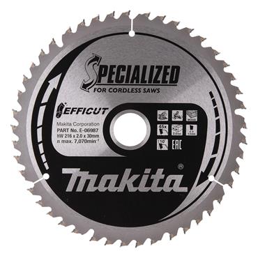 E-06987 Makita TCT EFFICUT SAW BLADE 216X45T