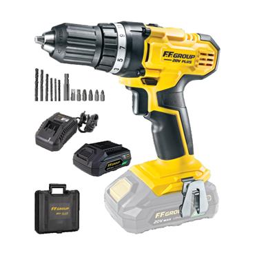 FF41314 F.F. Group Cordless Drill Driver Cdd/35 20V Plus (1 x 20Ah)+ Case