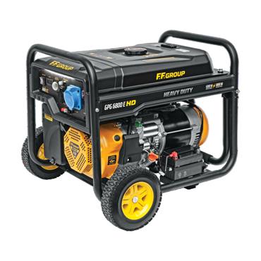 FF46098 F.F. Group SINGLE PHASE 6.8 KVA FF GROUP PETROL GENERATOR ELEC. START - PRO
