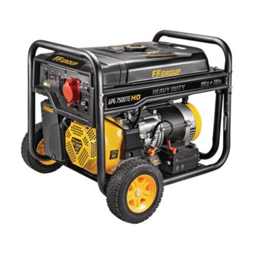 FF47525 F.F. Group THREE PHASE 7.5 KVA FF GROUP PETROL GENERATOR ELEC. START - PRO