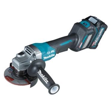 GA028GD202 Makita 40V XGT Brushless Angle Grinder 115mm Kit (2x 2.5Ah, Charger)