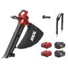GB1E0350BA 0350 AA CORDLESS LEAF BLOWER VACUUM BRUSHLESS 2X 20V MAX LI KC 4,0AH + 2X 2, 4A CHARGER