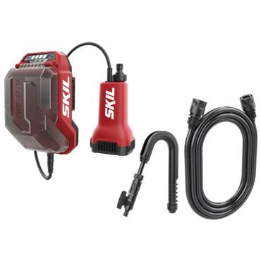 GP1E0781CA Skil 0781CA CORDLESS SUBMERSIBLE PUMP - 2.5M HOSE WITH TAP AND HOLDER