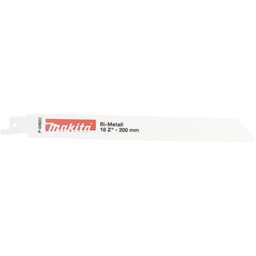 P-04933 Makita Specialised Jigsaw Blade Bi-Metal 200mm 18 TPI 5 pcs