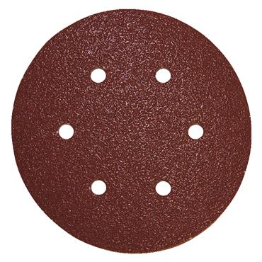 P-37546 Makita Velcro Red Abrasive Disc for Paint 150mm 320G 10 Pack