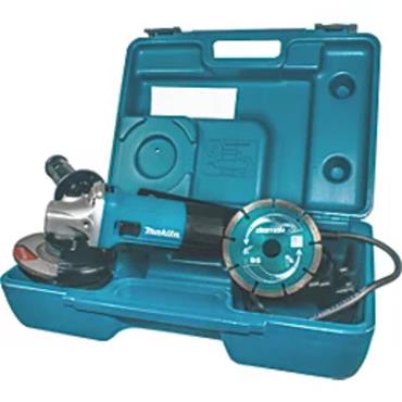 GA4530RKD Makita Angle Grinder 115mm 720W Slide Switch (with Diamond Blade, Cary Case ) 
