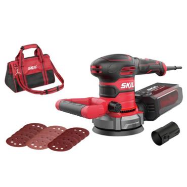 SR1E7480DA Skil 125Mm Random Orbital Sander 400W 15X Sanding Paper