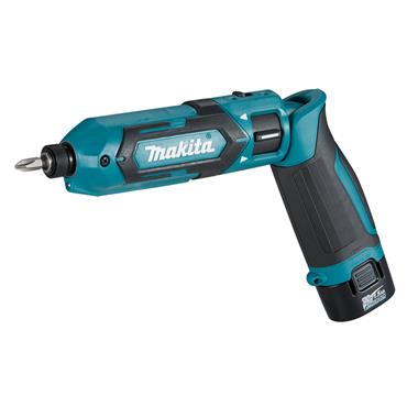 TD022DSE Makita 7.2V Pencil Impact Driver with 2x 1.5Ah batts and DC10WA charger