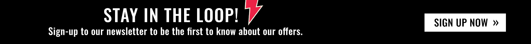 Sign up to our Newsletter