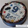 Biscuit Birthday Cake