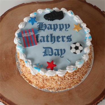 Fathers Day Lemon Gateaux (Decorations may vary)