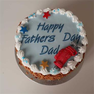 Fathers Day Coffee Gateaux (Decorations may vary)